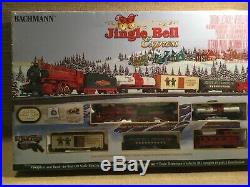 Bachmann 00724 HO-Scale Jingle Bell Express Christmas Train Set, with Steam Engine
