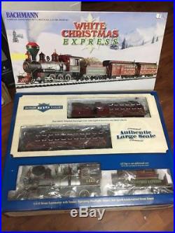 large scale christmas train set