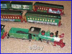 12 CAR Hawthorne Village Thomas Kinkade's Christmas Express Train Set