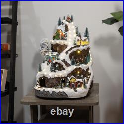 18 Animated Winter Wonderland Set with 75 LED Lights, Music & Moving Train