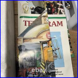 1995 LGB Big Train G Scale 72555 Christmas Train Steam Loco Set with Box & Figures