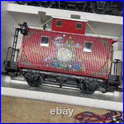 1995 LGB Big Train G Scale 72555 Christmas Train Steam Loco Set with Box & Figures