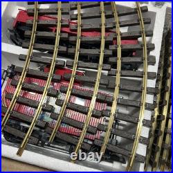 1995 LGB Big Train G Scale 72555 Christmas Train Steam Loco Set with Box & Figures