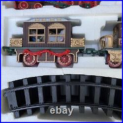 1996 Christmas Magic Express Train Set Hand Painted 1st Edition Read New ST1