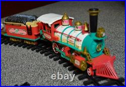 1996 New Bright The Logger Bears Express Musical Holiday Train Set EUC No. 181