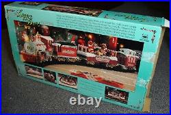 1996 New Bright The Logger Bears Express Musical Holiday Train Set EUC No. 181