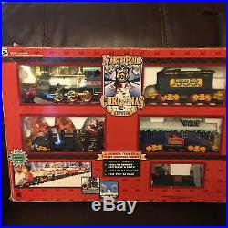 1996 Toy State North Pole Christmas Express Animated Train Set Battery Operated