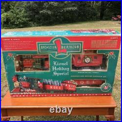 1998 Lionel 8-81019 Lionel Holiday Special Train Set G Scale Tested