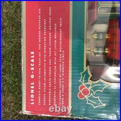 1998 Lionel 8-81019 Lionel Holiday Special Train Set G Scale Tested