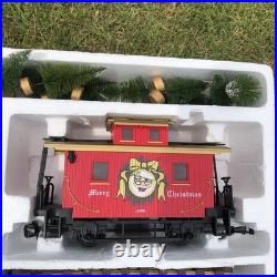 1998 Lionel 8-81019 Lionel Holiday Special Train Set G Scale Tested