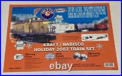 2002 Lionel Train Set Kraft Nabisco Holiday Oval Track Limited Edition NIB