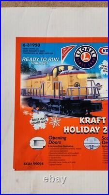 2002 Lionel Train Set Kraft Nabisco Holiday Oval Track Limited Edition NIB
