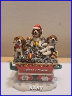 2004 VINTAGE DANBURY MINT THE BEAGLE CHRISTMAS EXPRESS 5 Pc TRAIN SET (Read) 2004 VINTAGE DANBURY MINT THE BEAGLE CHRISTMAS EXPRESS 5 Pc TRAIN SET (Read)