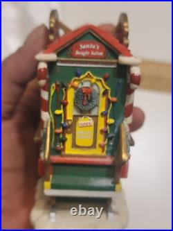2004 VINTAGE DANBURY MINT THE BEAGLE CHRISTMAS EXPRESS 5 Pc TRAIN SET (Read)