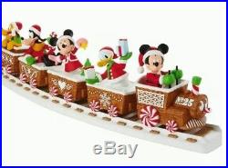 2016 Hallmark Disney Christmas Express 5 Piece Musical Train Set With Track New