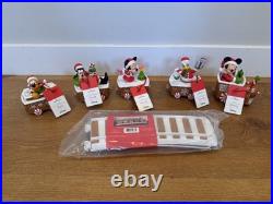 2016 Hallmark Disney Christmas Express Collector Train Set Mickey Mouse Theme