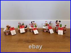 2016 Hallmark Disney Christmas Express Collector Train Set Mickey Mouse Theme