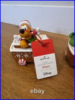 2016 Hallmark Disney Christmas Express Collector Train Set Mickey Mouse Theme