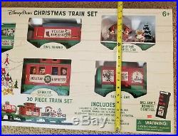 2019 New Disney Parks Christmas Tree Train Set Mickey & Friends Holiday Express