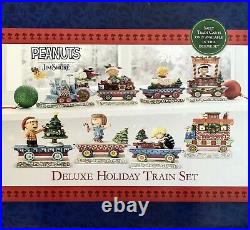 2020 Peanuts 8-Piece Deluxe Holiday Train Set With Sally by Jim Shore (#4062623)