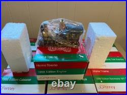 28 Piece 1998 J. C. Penney Home Towne Express Christmas Train Set With Boxes