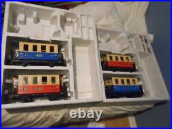 2 LGB 20301 US G gauge Passenger Train Sets Tested Works in Boxes