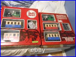 2 LGB 20301 US G gauge Passenger Train Sets Tested Works in Boxes