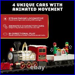30-Piece Motorized Holiday Train Set with 18 Ft of Track 30-Piece Motorized Holiday Train Set with 18 Ft of Track