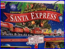 47 Piece Santa express Train Set NEW 2024 Holiday Christmas Decor Snowman Teddy