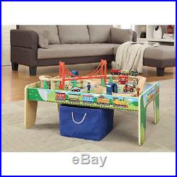 50-Piece Wooden Train Set Table Thomas and Friends Kids Play Toy Christmas Gift