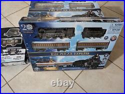 5 NEW! Lim Edi Lionel 28pc The Polar Express 20th An Train Set 7-11925 W Bonun