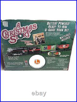 A Christmas Story Lionel G-Gauge Train Track Set /w Remote