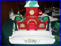 A Fisher-Price Geo Trax Christmas In My Town Train Set Complete