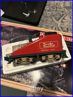 Aristocraft Norman Rockwell Christmas Train Set Vtg Rare Include 5400 Power Pack