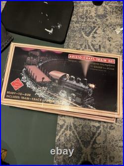 Aristocraft Norman Rockwell Christmas Train Set Vtg Rare Include 5400 Power Pack