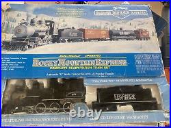 As is big haulerBachmann Rocky Mountain G scale locomotive train set missing