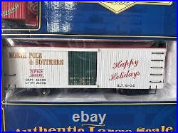 BACHMANN BIG HAULERS WONDERLAND FLYER CHRISTMAS TRAIN SET NEW Last Sale $500