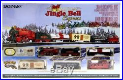 BACHMANN TRAINS HO Jingle Bell Christmas Express Train Set BAC724