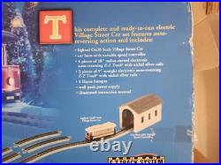 BACHMANN Village Street Car Train Set Auto Reversing + 4 EXTRA TRACKS 25017