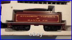 Bachman Big Haulers Red Comet Santa Fe Train Set G Scale 90012 Christmas Tree