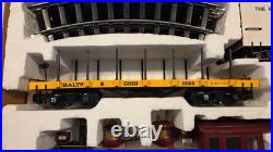 Bachman Big Haulers Red Comet Santa Fe Train Set G Scale 90012 Christmas Tree