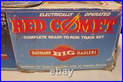 Bachman Big Haulers Red Comet Santa Fe Train Set G Scale 90012 Christmas Tree
