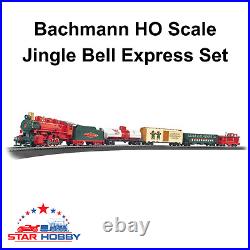 Bachmann 00724 Jingle Bell Express (HO Scale) Train Set model railroad Christmas