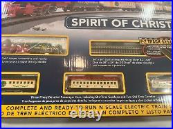 Bachmann 24017 Spirit Of Christmas N Scale Ready to Run Train Set New Sealed Box