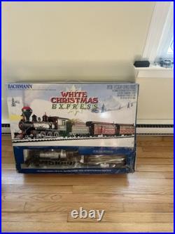 Bachmann 90076 White Christmas Express G Gauge Steam Starter Train Set/Box