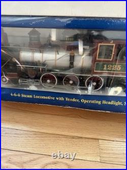 Bachmann 90076 White Christmas Express G Gauge Steam Starter Train Set/Box