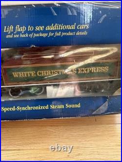 Bachmann 90076 White Christmas Express G Gauge Steam Starter Train Set/Box