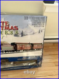 Bachmann 90076 White Christmas Express G Gauge Steam Starter Train Set/Box
