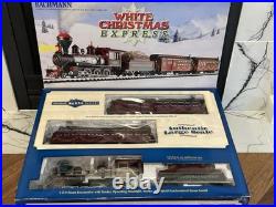 Bachmann 90076 White Christmas Express Large Scale Electric Train Set Open Box
