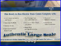 Bachmann 90076 White Christmas Express Large Scale Electric Train Set Open Box